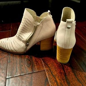 Donald Pliner leather booties
